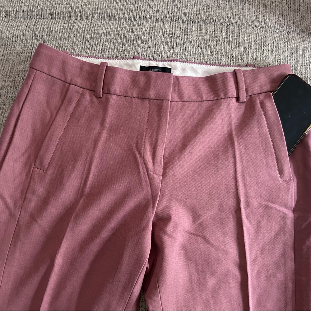 J. Crew Wool blend Dusty Rose Chinos - Picture 7 of 16